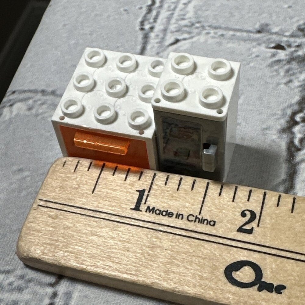 Mega Bloks Kitchen Accessories Oven And Refrigerator - Picture 13 of 13